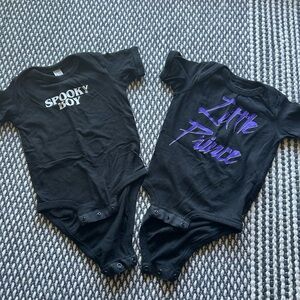 Set of 2 Baby Boy Babyteith bodysuits